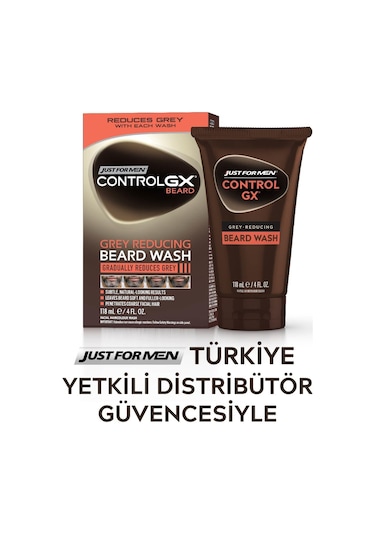 Just For Men Control Gx Gri Azaltıcı Sakal Ve Bıyık Yıkama Şampuanı 118 ML