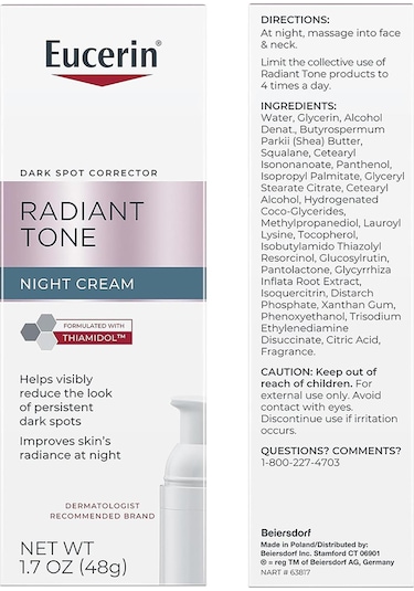 Eucerin Radiant Tone Koyu Leke Karşıtı Gece Kremi 50gr