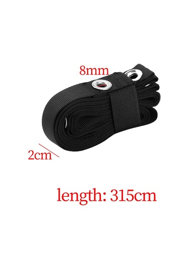 Homyl Çadır Uzatma Kemeri Taşınabilir Gölgelik İpi Siyah Siyah