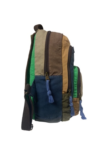 Kaliteli Siyah Vintage Salaş Baskılı Disayn Günlük Gezi Okul Sırt Çantası Revilla Bag 28x38cm Gri