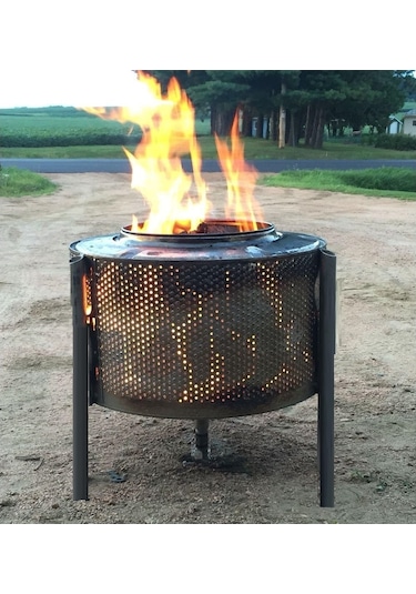 Dış Mekan Krom Odun Sobası Barbekü 50 x 30 CM