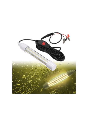 144 Led Su Altı Balık Avı Işığı Su Altı Balık Bulucu Lamba Gece Balık Avlama Cazibesi Bait Işığı Balıkları Çeken Işık