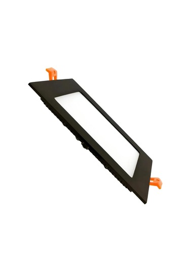 Maxled 10 Adet 18w Sıva Altı Siyah Kare Led Panel 6500k Beyaz Mx-1037 Siyah Kasa