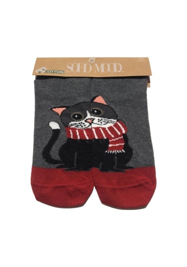 Bayan Patik Desenli 36-40 Numara 2'Li Set-36-40 (427939152) Çok Renkli