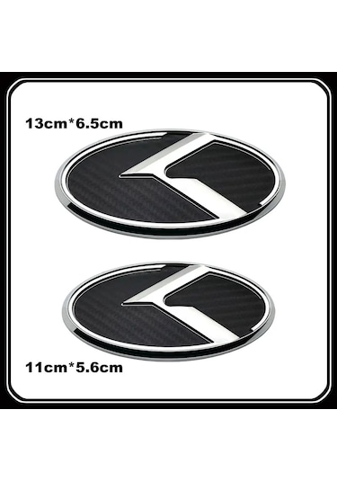 Stil 6-çok Tarzı Modifiye Araba Sticker Araba Ön Ve Arka Logo Rozeti Çıkartması Kıa Forte Optima Sorento Sportage Rio K