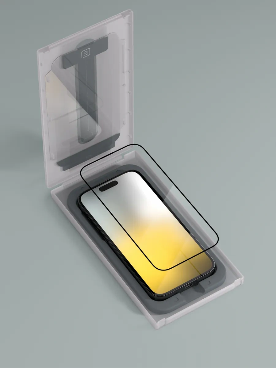 Commo Apple İphone 15 Pro İçin Koruyucu Cam Aplikatörlü 223417621