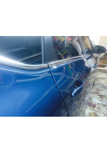 Opel Astra J Sedan Cam Çerçevesi Krom Nikelaj (471862672)