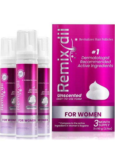 Rhrı Women's Remixidil Unscented Foam 3 Aylık 3x60gr