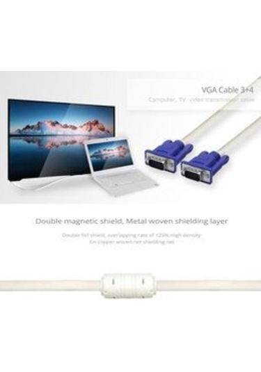 10 Metre Yüksek Kaliteli VGA Görüntü Kablosu Monitör Projeksiyon