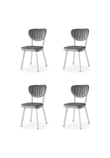 Star Demir Mutfak Sandalyesi 4 Lü Set 001
