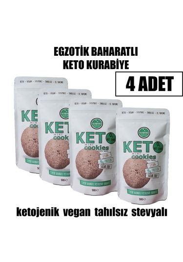 Blendfood Egzotik Baharatlı Ketojenik Kurabiye 4 x 50 G