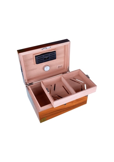 Gentili Emilio Desenli Ahşap Kaplama Humidor 373047