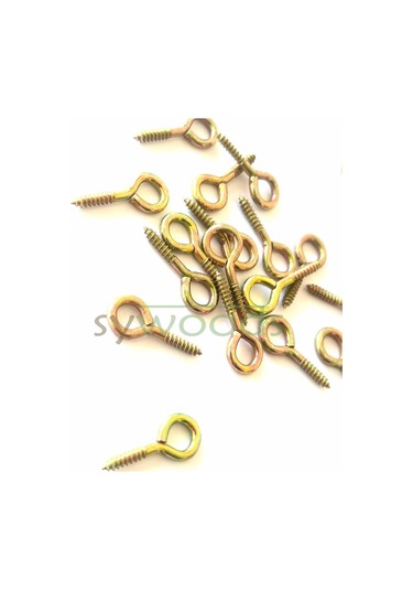 Kapalı Piton Vida 16x30 10 Adet Halkalı Vida 24 Mm Vida