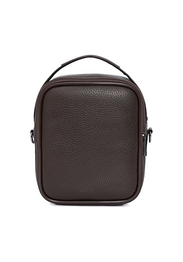 Cambridge Polo Club Kahverengi Suni Deri Erkek El Çantası - Plevr50132 Çok Renkli