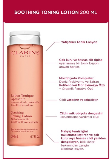 Clarins Soothing Toning Lotion 200ml Tonik