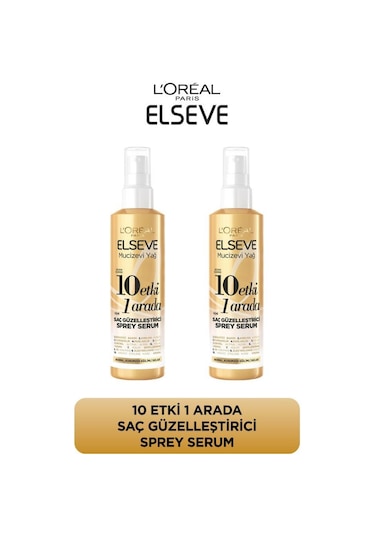Elseve 10 Etki 1 Arada Saç Güzelleştirici Sprey Serum 2 x 150 ML