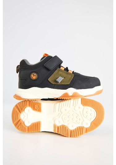 Vicco Getto Hafif Erkek Bebek Siyah Bot Siyah