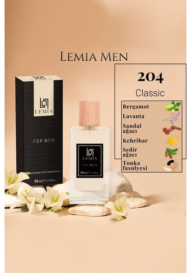 Lemia 204 Erkek Parfüm EDC 50 ML