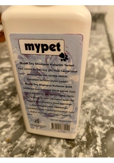 Köpek Kedi Tavşan &tüylü Hayvan Kuru Şampuanı