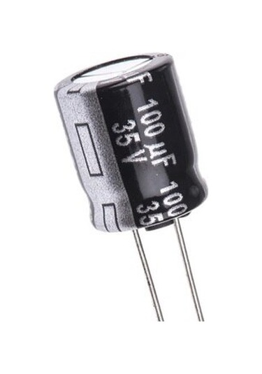 Devredünyası 100Uf 35V Kondansatör 12X10Mm - 10 Adet