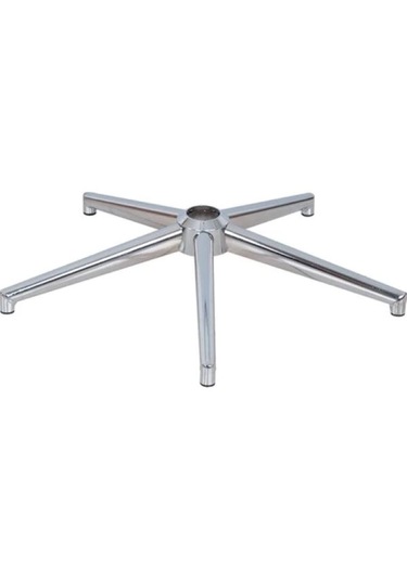 Dekofis Dekofis Krom Yıldız Ayak Ve Tekerlekler