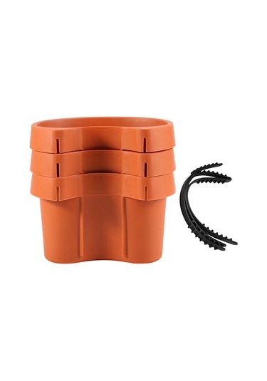 Adet/grup Benzersiz Oluk İniş Borusu Bahçe Saksısı Drenaj Borusu Çiçek Saksıları Küvetler Drenaj Borusu Bahçe Saksıları