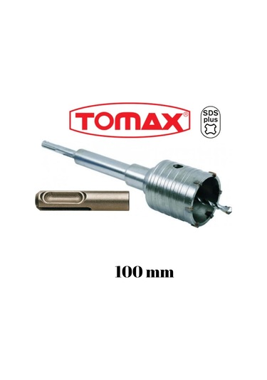 Tomax Sds Plus Elmaslı Beton Delme Ucu 100 Mm Panç + 200 Mm Adaptör