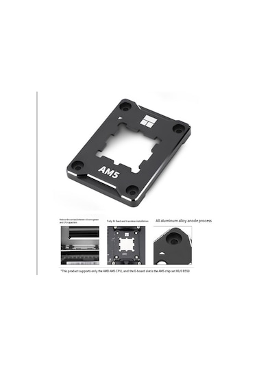 Amd-asf Red Am5 Cpu Montaj Çerçevesi Taşınabilir Soğutma Şasisi, Kırmızı