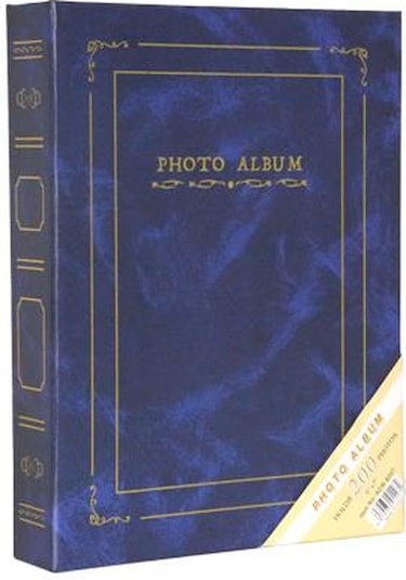 Rabsev 13x18cm 200 Fotoğraf Kapasiteli Ciltbezli Lüks Fotoğraf Albümü RS9207-M