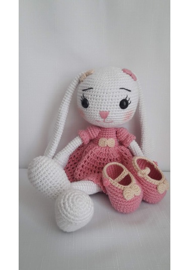 Amigurumi Pembe Tavşan Oyuncak