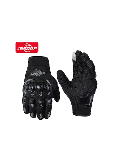 Bsddp Binici Kaymaz Anti-damla Motosiklet Sürme Eldiveni Gri