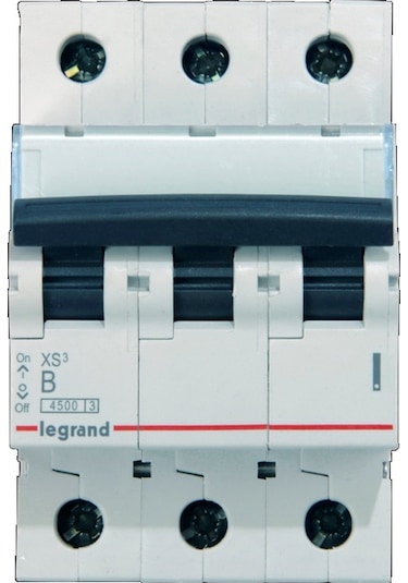 Legrand Xs³ Serisi Otomatik Sigorta 4.5Ka 63A 3Kutup  B Tipi - 403223