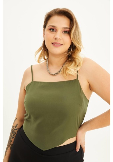 İp Askılı Gipeli Top - Haki