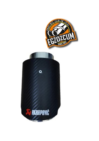 100 Mm Tekli Içi Krom Tek Çıkış Egzoz Ucu Akrapoviç Eksoz