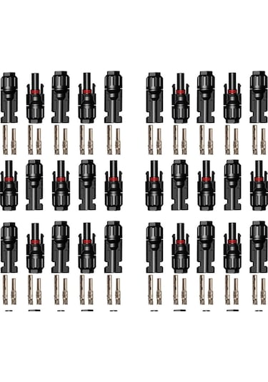 Mc4 Konnektör 100 Set - Güneş Paneli̇ Solar Panel Konnektör