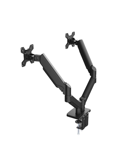 Sline M252d Amortisörlü 13-32'' Çift Kollu Masa Üstü Monitör Standı