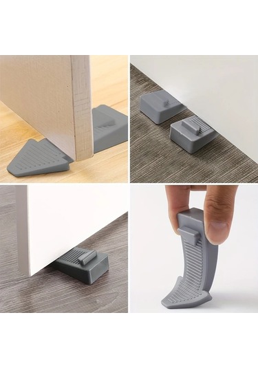 Cordial 6 Adet Kahverengi Kapı Tutucu Taban Koruyucu Anti Kaygan Paspas Halı Ve Seramik Diğer