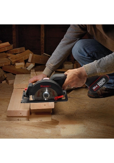Kress KUE11 20 V 4.0 AH Li-ion Çift Akülü Kömürsüz Daire Testere 140 MM