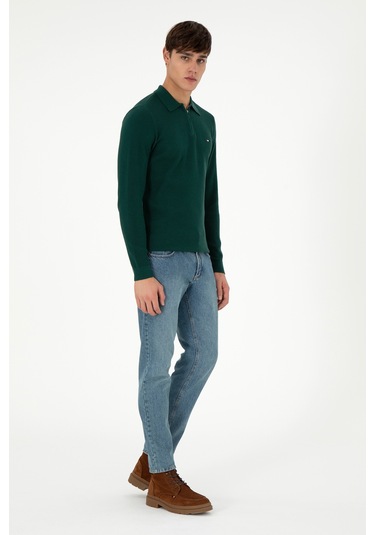 U.s. Polo Assn. Erkek Koyu Yeşil Kazak /triko 50298266-vr079 Koyu Yesıl Koyu Yeşil
