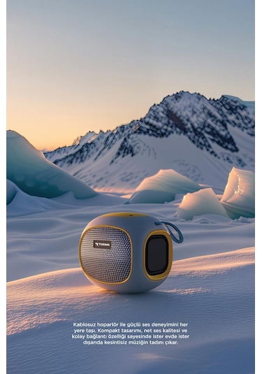 Torima D90 Bluetooth Taşınabilir Hoparlör Gri
