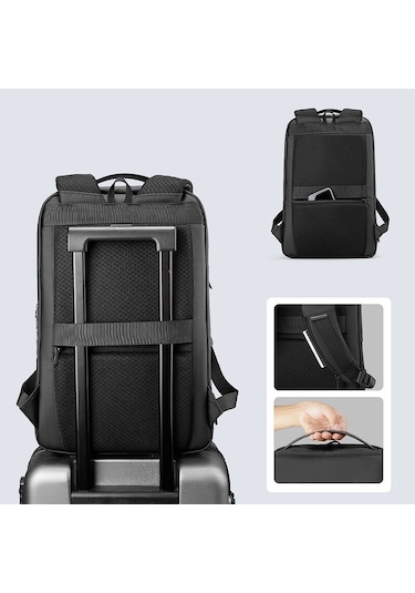 Mark Ryden MR9000 USB Şarj Portlu Kilitli Laptop Notebook Sırt Çantası