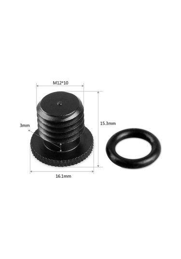 Smallrig 1617 15mm Çubuk Kapağı M12, 4 Adet