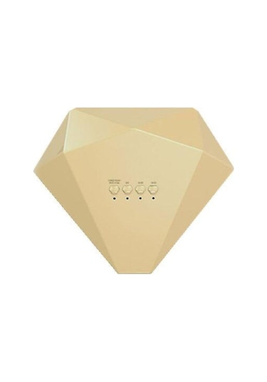 Skycity 48w Pırlanta Şekilli Uv Led Tırnak Kurutma Lambası - 30 Led, 3 Zamanlayıcı, Otomatik Sensörlü Manikür-pedikür Aleti Şampanya Altın