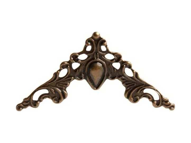 Globalbloom 40 Adet Metal Köşe Braketi, Gümüş Renk, Dekoratif Mobilya Koruması