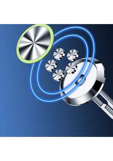 Jmary Mh-76 360 Derece Dönebilen Magnetik Düz Zemin Araç Telefon Tutucu Siyah