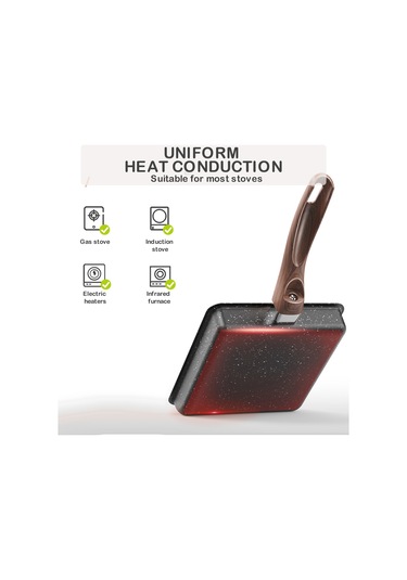 Tamagoyaki Japon Omlet Tavası Siyah Diğer