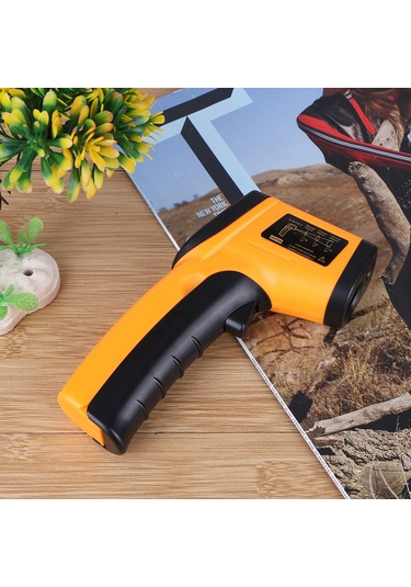 Gajeena Endüstriyel Isı Ölçer Gm320 Turuncu -50 C/+400 C 12:1 Mesafe Oranı, 0.1 C Çözünürlük Pil Dahil Değil