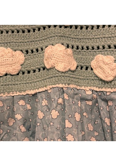 Uretti - Filiz 9248 - Kız Çocuk Örme Kafesli Robalı Bulut Desenli Elbise 3 Yaş - Mint Yeşili Yeşil Uretti - Filiz 9248 - Kız Çocuk Örme Kafesli Robalı Bulut Desenli Elbise 3 Yaş - Mint Yeşili Yeşil