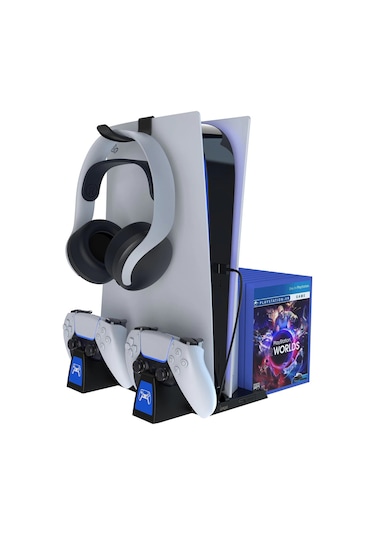 Ipega Pg P5009 Led Gösterge Oyun Hazneli Ps5 Tutucu Şarj Stand