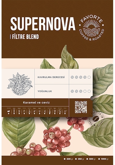 Favorte Coffee Supernova Blend  Filtre Kahve 1 KG